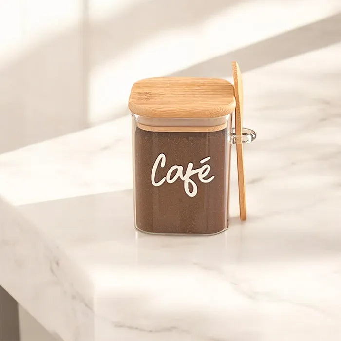 CAFÉ - Pote Jade Com Colher De Bambu 800ml
