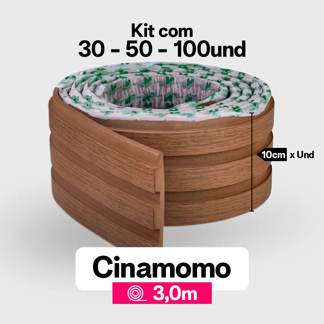 Kit Painel Ripado Autocolante | 3M Laminado | DIY