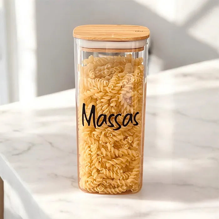 MASSAS - Pote Hermético Seal Especial Bambu 1,5L