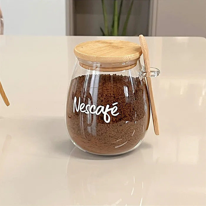 NESCAFÉ - Pote Style Hermético Tampa e Colher De Bambu 1,1L