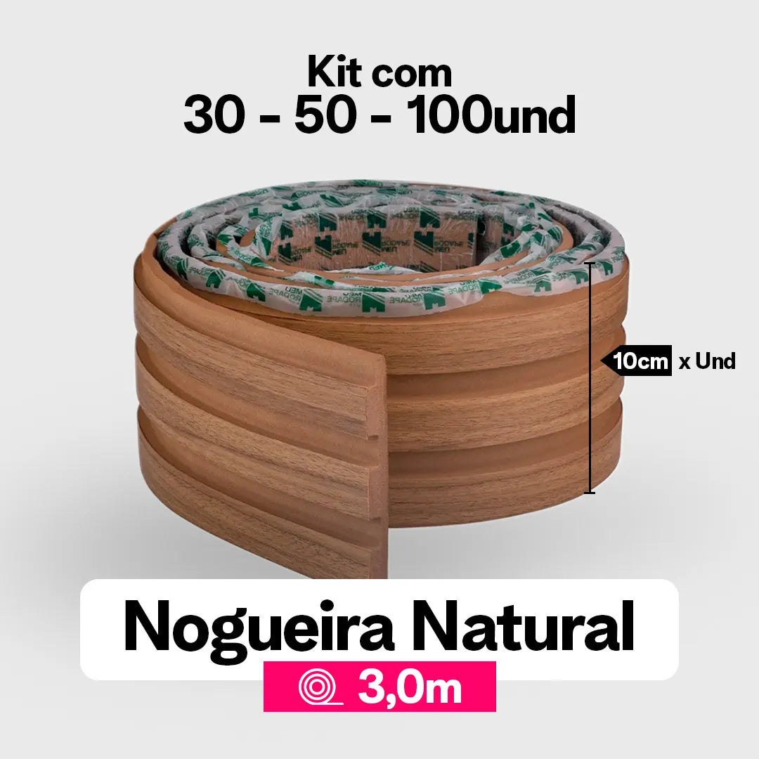 Kit Painel Ripado Autocolante | 3M Laminado | DIY