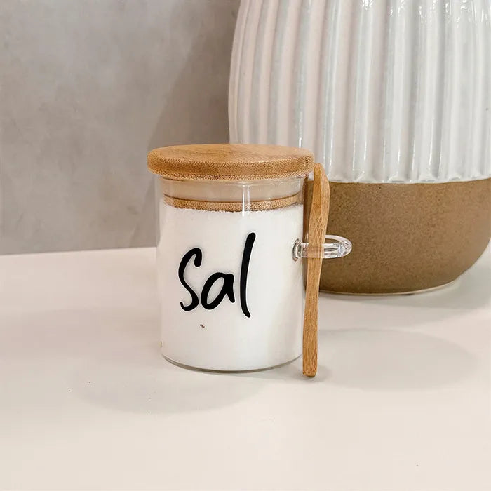 SAL - Pote Jade Com Colher De Bambu 200ml