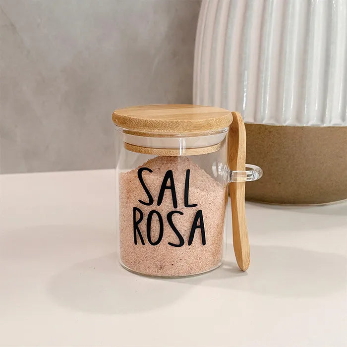 SAL ROSA - Pote Jade Com Colher De Bambu 200ml
